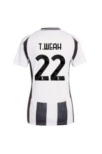 Juventus Timothy Weah #22 Voetbaltruitje Thuis tenue Dames 2024-25 Korte Mouw